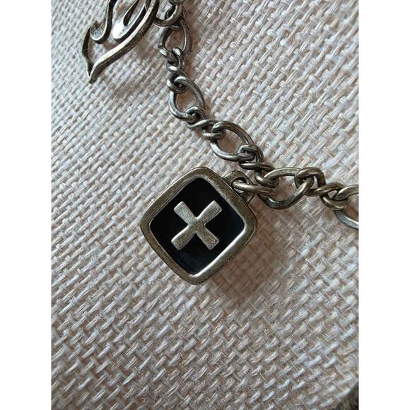 James Avery Vintage Sterling Silver charm Bracelet with Multiple Retired Charms - Picture 8 of 10